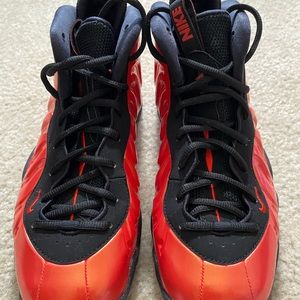 Nike Air Foamposite Habenero Red 644791-603 sz 7Y